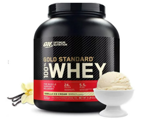 2)	Optimum Nutrition Gold Standard 100% Whey