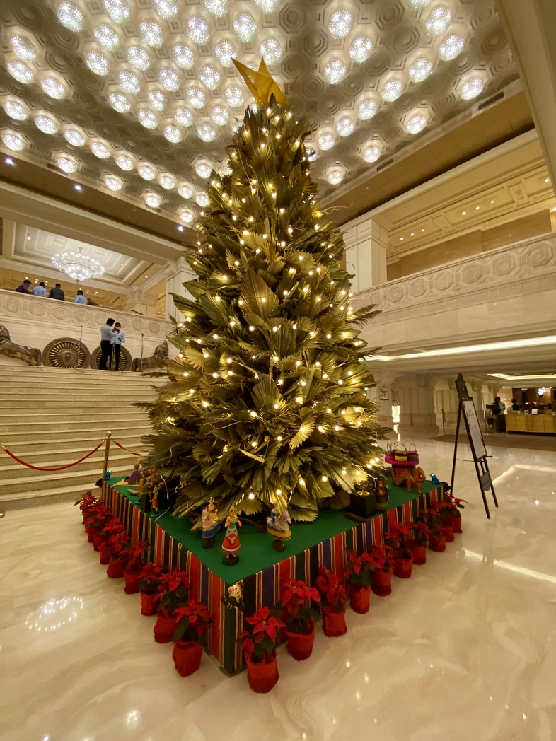 Meet Palmyrah - Sustainable Christmas Tree at ITC Grand Chola