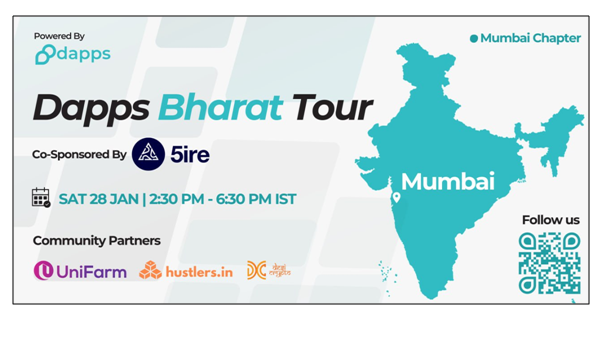 India's first web3 app store, kicks off Dapps Bharat Tour with Mumbai