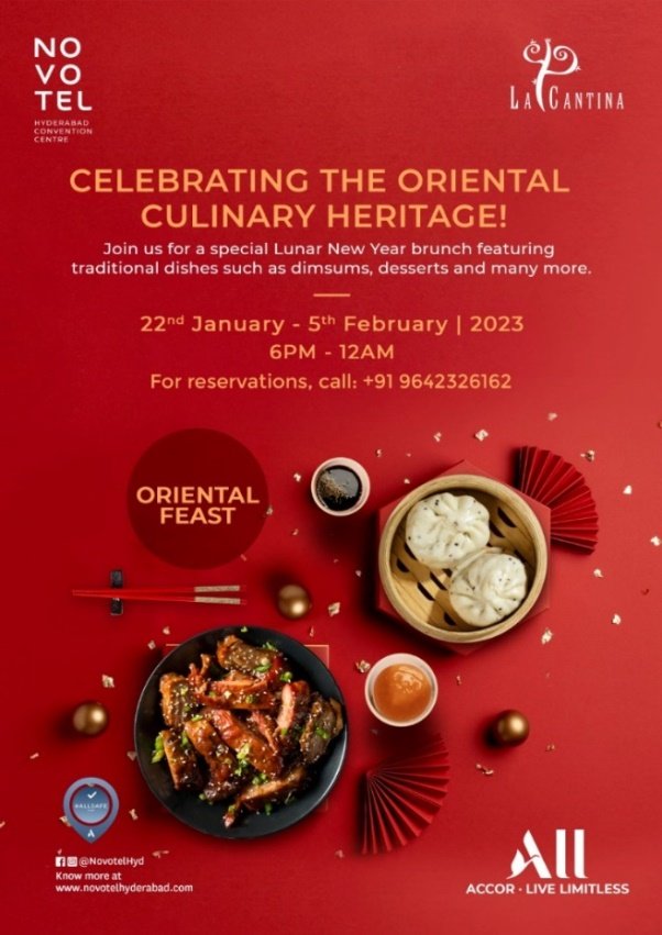 Celebrating the Oriental Culinary Heritage! @Novotel Hyderabad Convention Centre