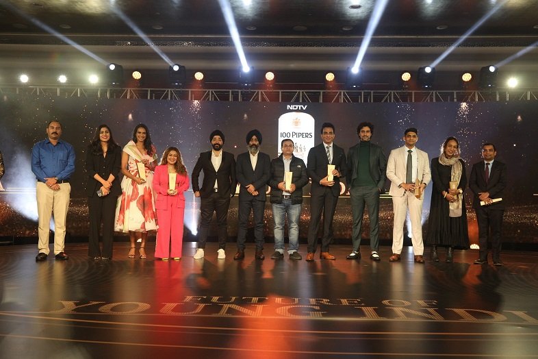 NDTV and 100 Pipers Glassware celebrate 'True Legends The Future of Young India'