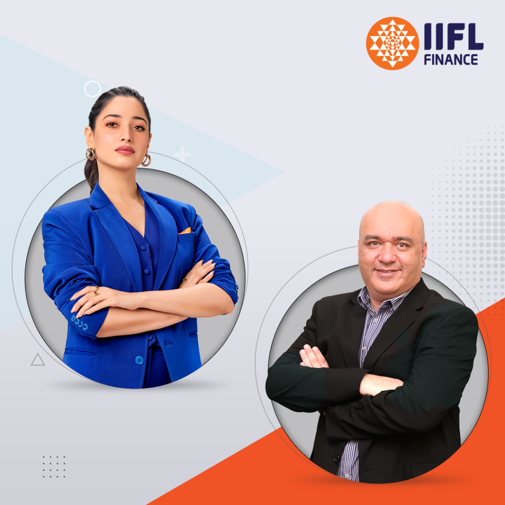Tamannaah Bhatia Brand Ambassador of IIFL Finance and Manav Verma, CMO, ...