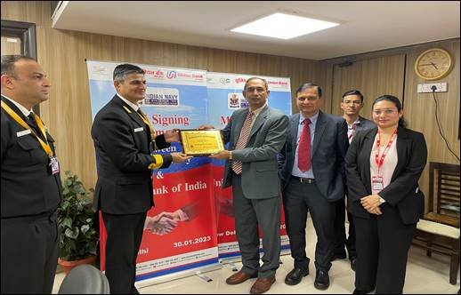 Union Bank of India signs MoU with Indian Navy.