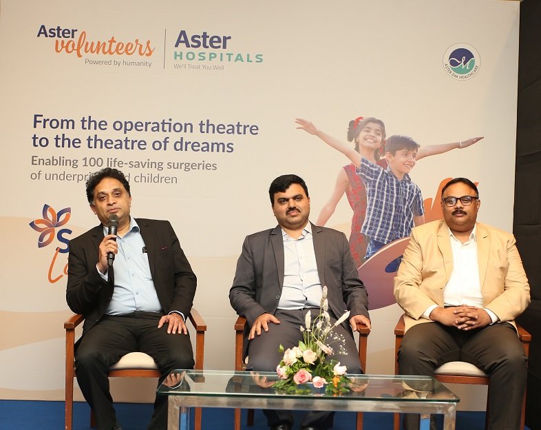 Aster Hospitals in India commit to providing free surgeries to 100 underprivileged children through ‘Second Life’ Initiative_Blr