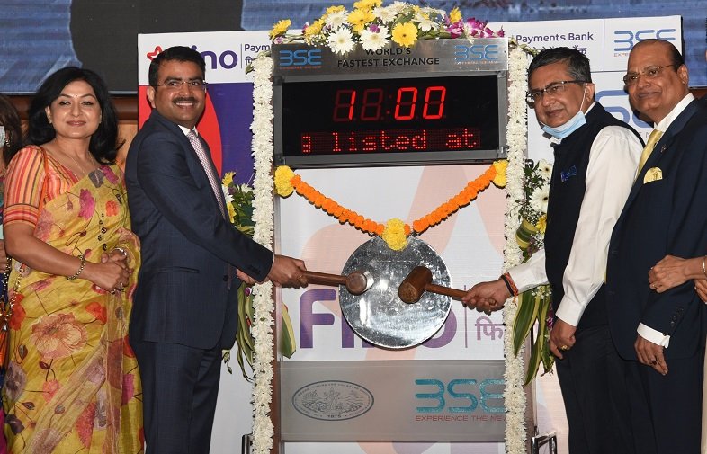 Photograph Fino Payments Bank Limited's Listing Ceremony