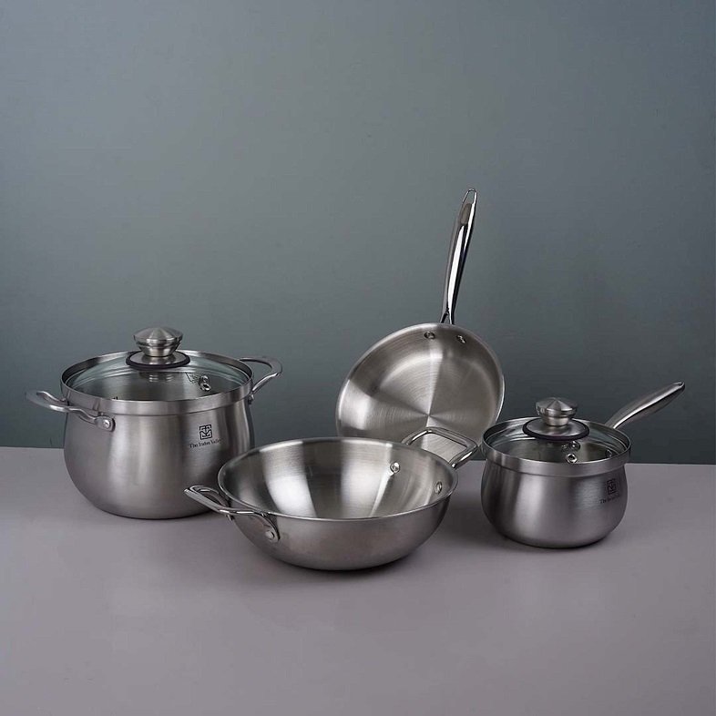 The Indus Valley Tri-ply Stainless Steel Cookware