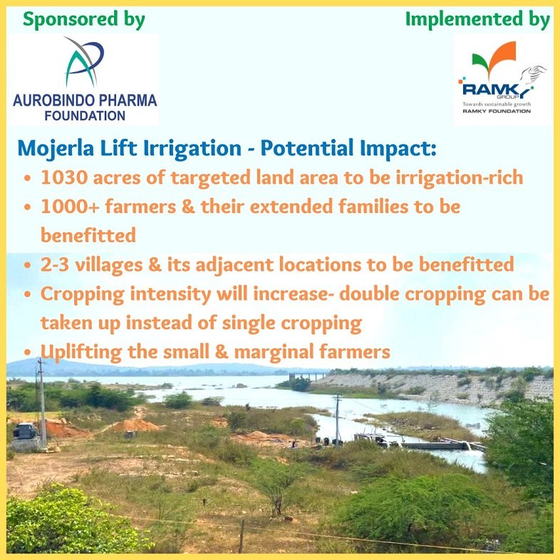 Aurobindo Pharma Foundation to inaugurate Mini Lift Irrigation scheme at Wanaparthy