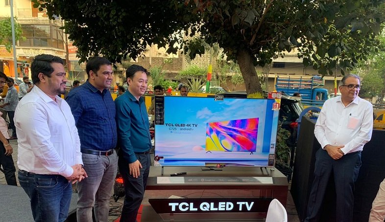 Now buy TCL Video Call QLED 4K C725 at LOTUS Electronics Supermarket Indore, first 25 customers will get exciting offers