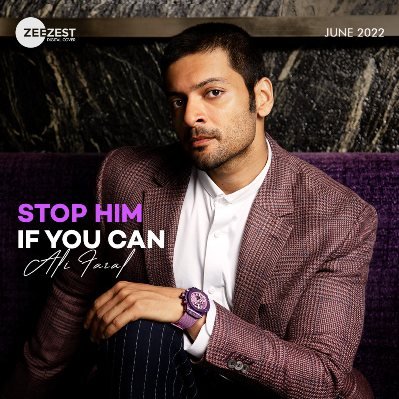 Catch Ali Fazal up, close, and personal as the face of ZeeZest.com’s June 2022 digital cover