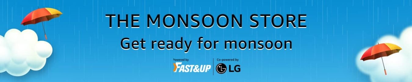 It’s raining deals on the Monsoon Store on Amazon.in