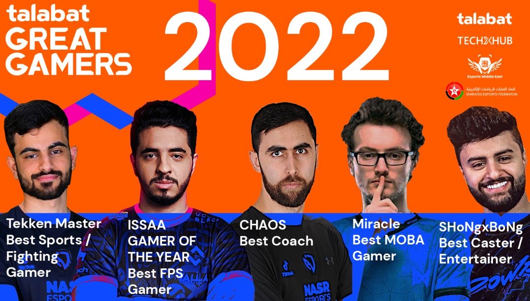 talabat reveals winners of the 2022 Great Gamer Awards