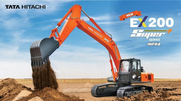 Tata Hitachi Launches 20-Tonne Hydraulic Excavator EX200 INFRA, Super+ series