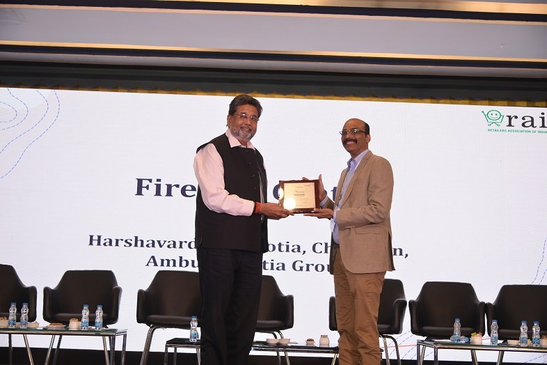 Harshavardhan Neotia, Chairman, Ambuja Neotia Group with Kumar Rajagopalan CEO RAI