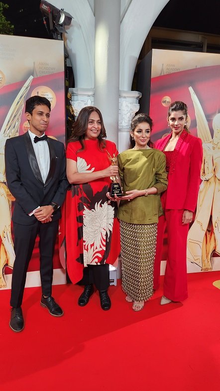Sanam Saeed : Representing India and Pakistan at this prestigious international platform and winning the award, just encourages us as artists to perform better