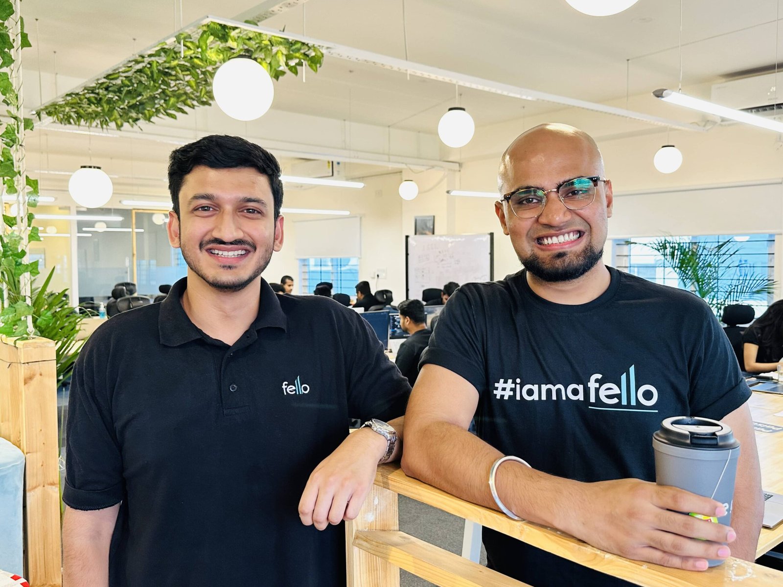 (L-R) Fello co-founders - Shourya Lala (CTO) and Manish Maryada (CEO)