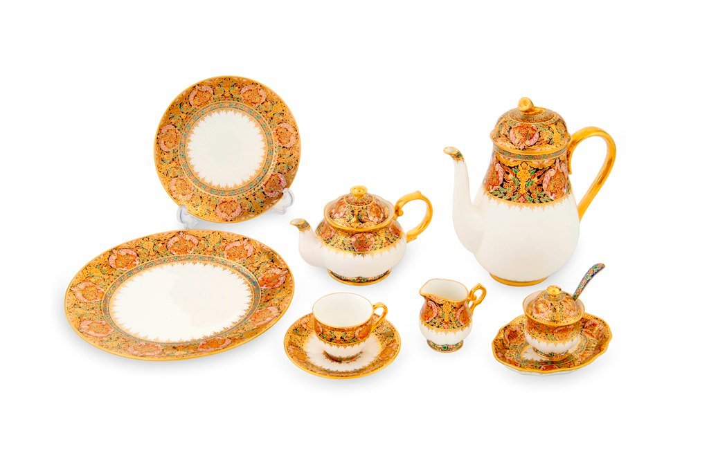 The Great Eastern Home Thai Benjarong Tea Set and Ceramics