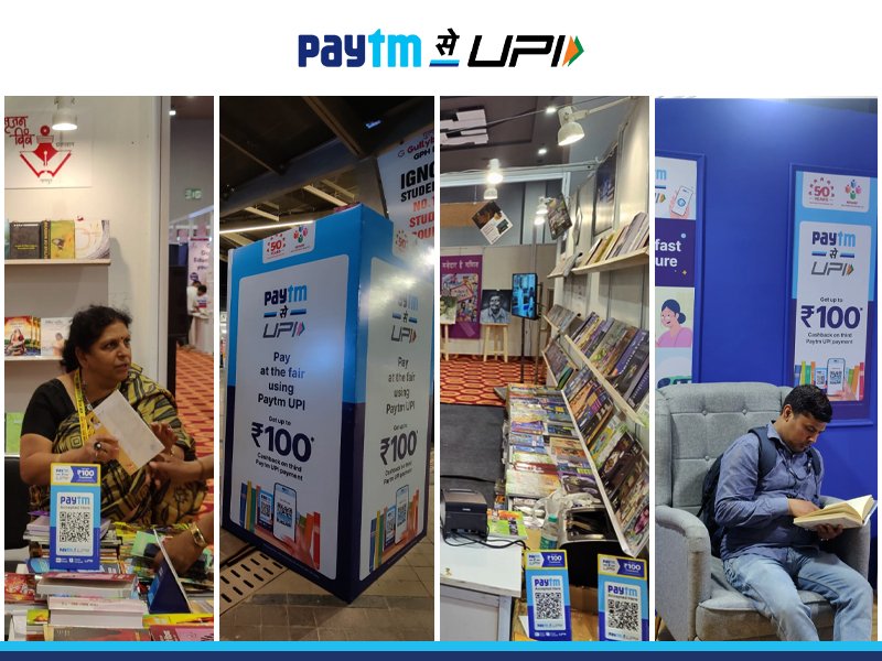 Paytm is the official mobile payments partner for New Delhi World Book Fair