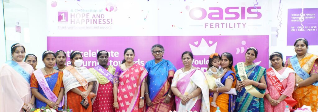 Oasis Fertility, Ongole celebrates 1st year Anniversary and conducts Mass Baby Shower to felicitate couples who conceived through IVF 