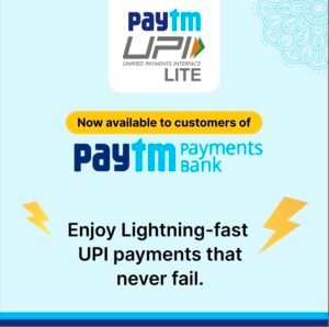 Paytm Payments Bank goes live with UPI LITE