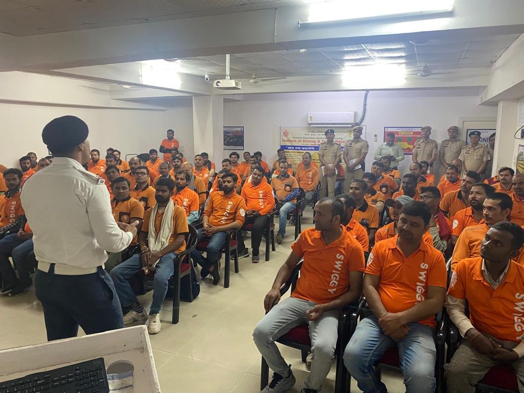 Road safety and traffic awareness workshop in Gurugram