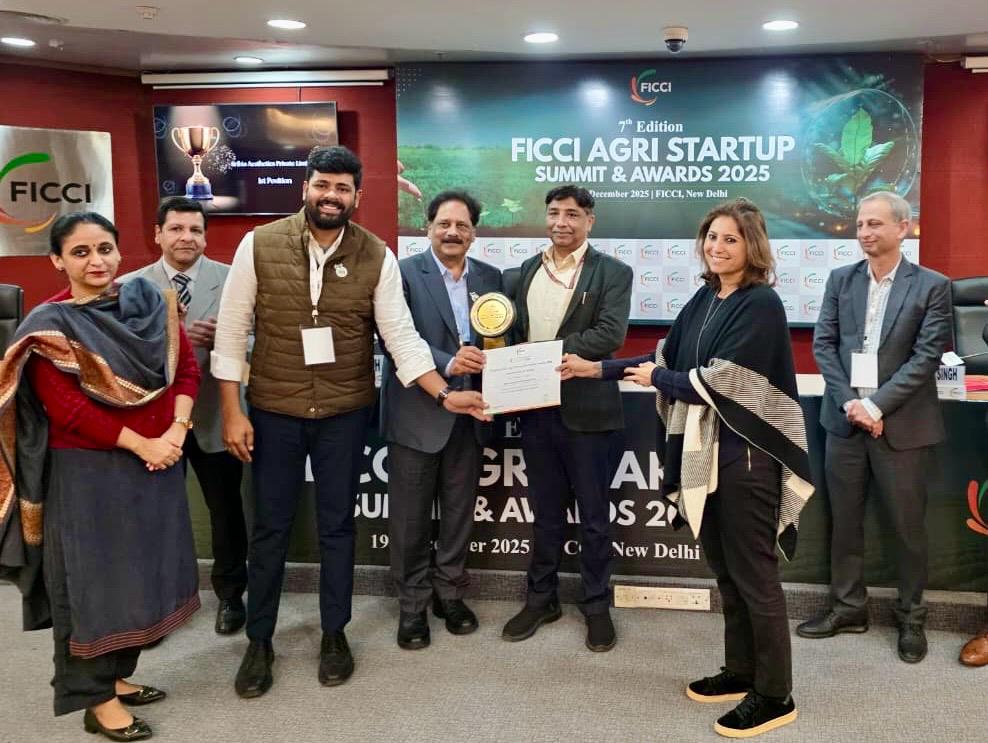 Hyderabad’s SRIBIO Aesthetics Bags Best Agri Biologicals Startup Award